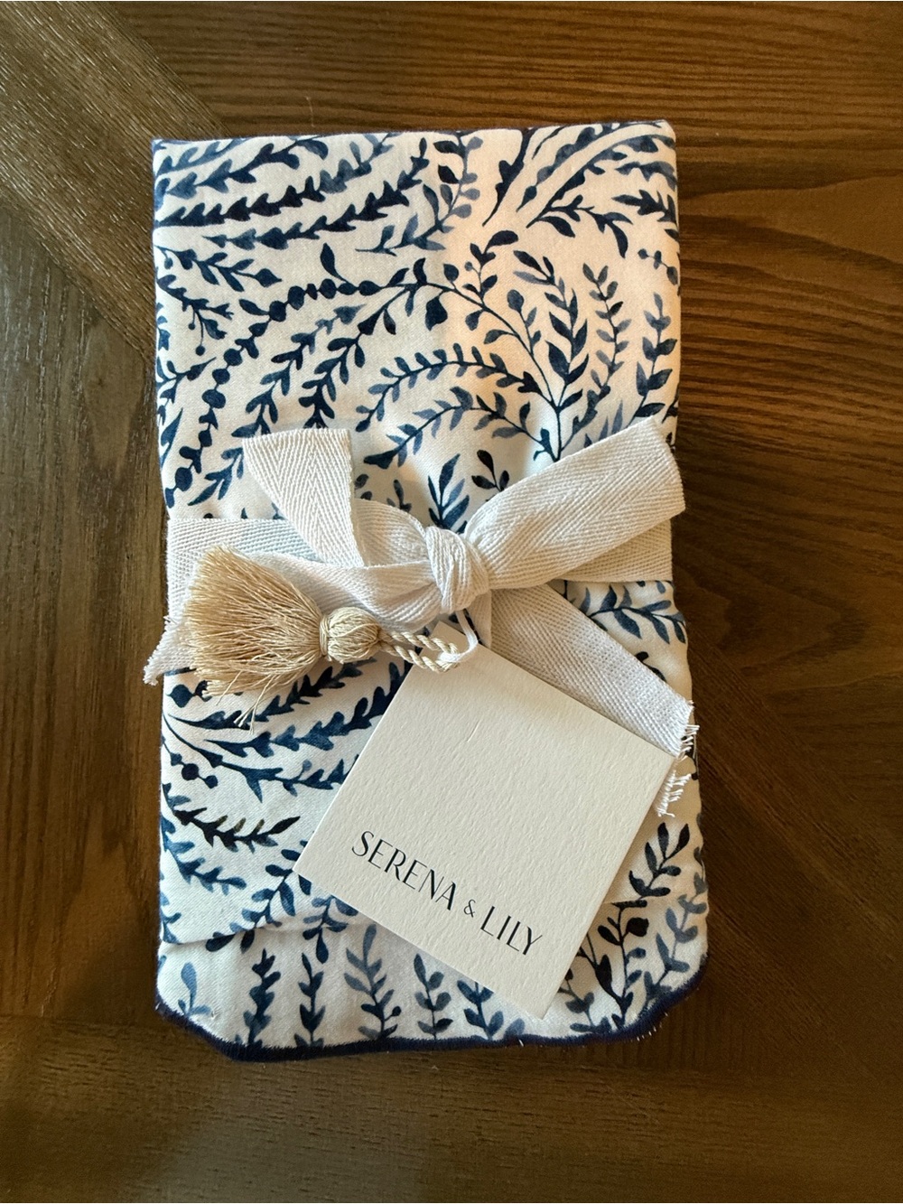 Serena & Lily Priano Euro Sham Navy NWT